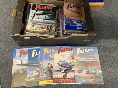 Lot 62 - Flight and Aeroplane. A collection of 91 periodicals circa 1940- 1947