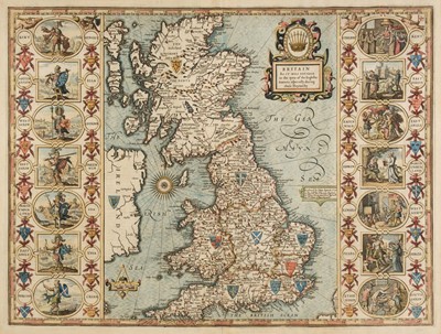Lot 89 - British Isles. Speed (John), Britain as it was divided in the tyme of the Englishe Saxons..., 1676