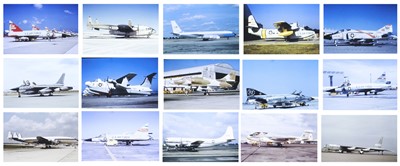 Lot 124 - US Military Slides. A group of approximately 600 35 mm colour slides of US military aircraft
