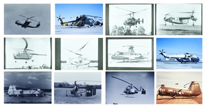 Lot 73 - Helicopter Slides. An interesting collection of approximately 450 negatives/slides of helicopters