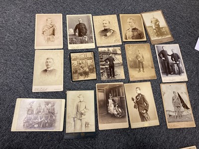 Lot 383 - Military Photographs. A collection of Victorian military photographs