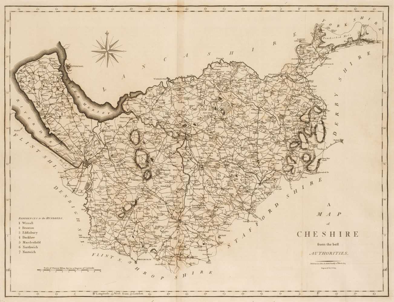 Lot 94 - Cary (John & Stockdale John). A Collection of 51 British County Maps, 1806