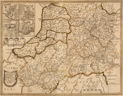 Lot 159 - West Wales. Saxton (Christopher & Lea Philip), Radnor, Breknoke, Cardigan..., 1689