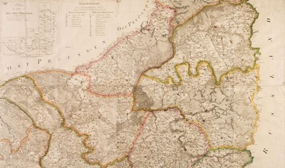 Lot 133 - Prussia. Sotzmann (Daniel F.), Topographische Militarische Karte Nee Ostpreussen..., 1808