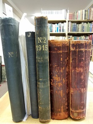 Lot 165 - Albums. A group of 5 albums, containing approximately 390 engravings and etchings