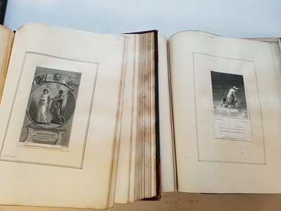 Lot 165 - Albums. A group of 5 albums, containing approximately 390 engravings and etchings