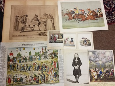 Lot 182 - Caricatures. Fores S. W. publisher), Lobsters for the Ladies..., 1798