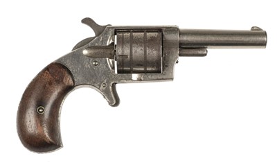 Lot 214 - Pocket Revolver. A 19th-century rimfire pocket revolver - Continental