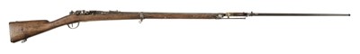 Lot 218 - Rifle. A French M.1873 Gras bolt-action rifle and bayonet