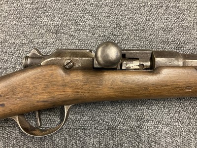 Lot 218 - Rifle. A French M.1873 Gras bolt-action rifle and bayonet