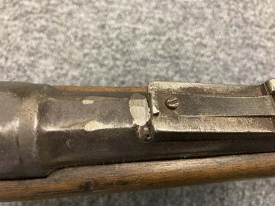 Lot 218 - Rifle. A French M.1873 Gras bolt-action rifle and bayonet