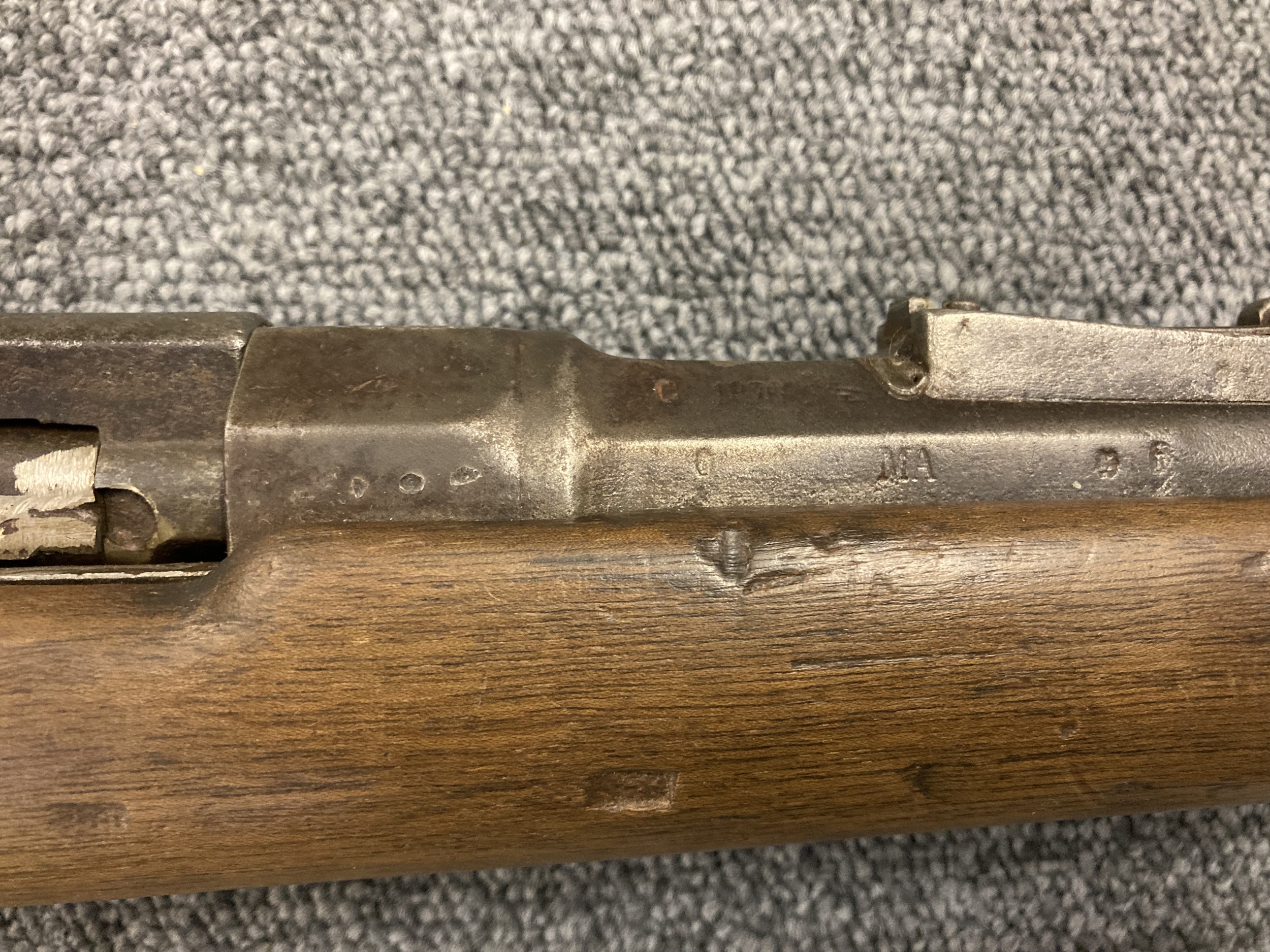 Lot 218 - Rifle. A French M.1873 Gras bolt-action