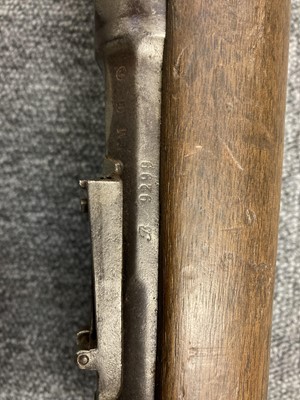 Lot 218 - Rifle. A French M.1873 Gras bolt-action rifle and bayonet