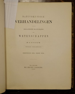 Lot 363 - Hoeven (Jan van der). A collection of 19 of Hoeven's works bound in two volumes, 1820/1867