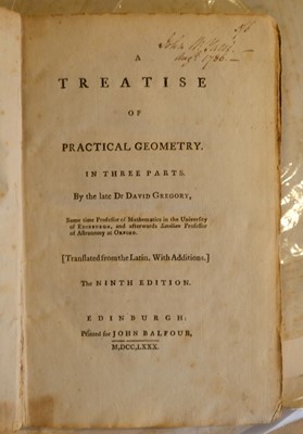 Lot 386 - Rivard (M). Abbrege des elemens de mathematiques, Paris, 1757