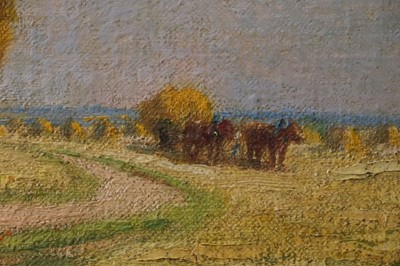 Lot 252 - Royle (Herbert F., 1870-1958). Bringing in the harvest, 1933