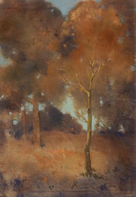 Lot 155 - Herald (James Watterson, 1859-1914). Landscape with trees