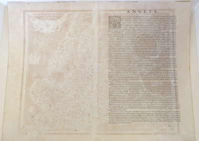 Lot 93 - England & Wales. Ortelius (Abraham & Lhuyd Humphrey), Angliae Regni..., 1584-1602