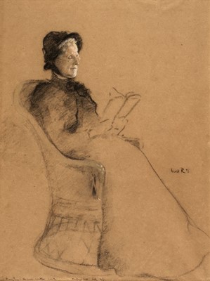 Lot 275 - Rothenstein (William, 1872-1945). Portrait of Hannah Whittal Smith, July 1893