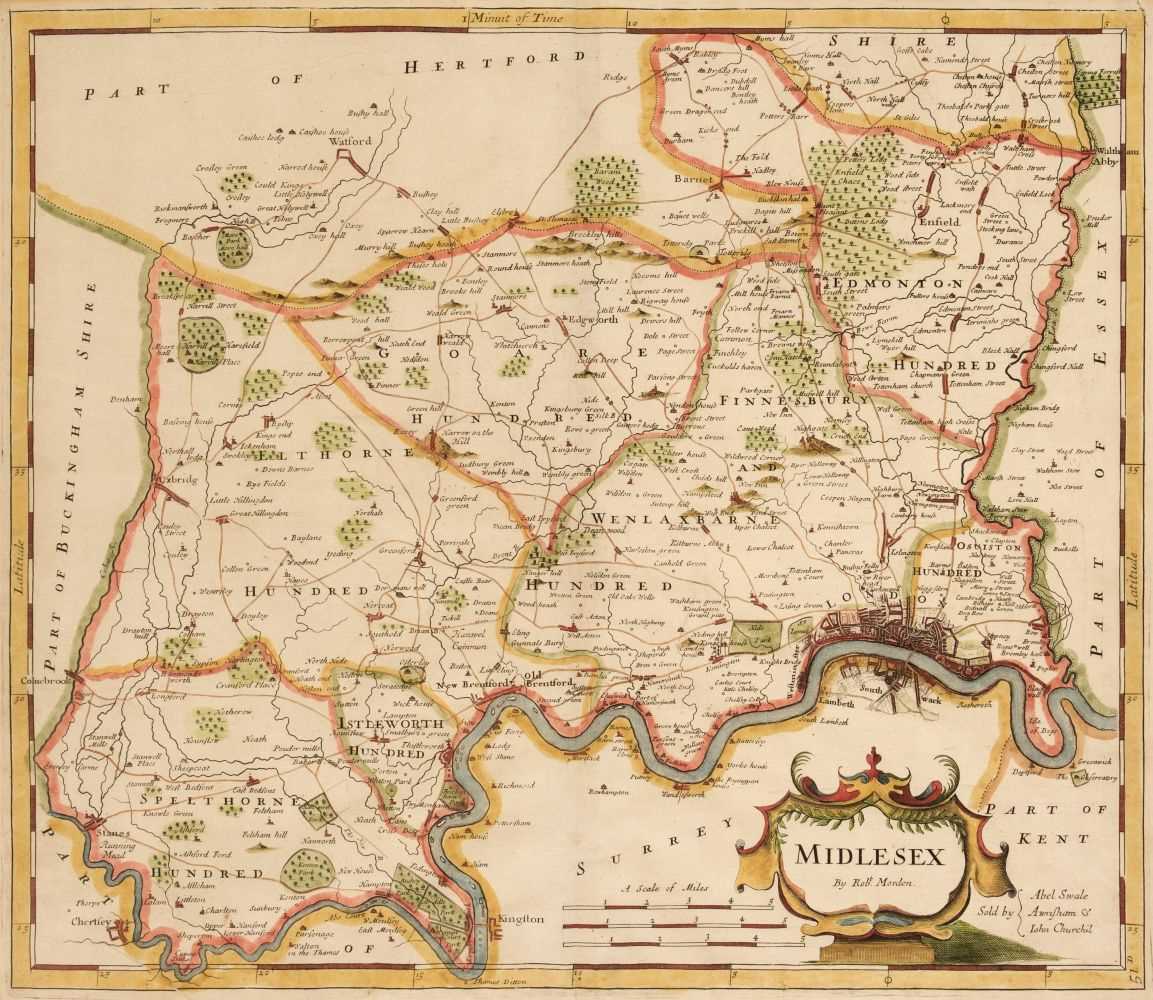 Lot 121 - Morden (Robert). A collection of 30 maps [1695 or later]