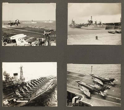 Lot 2 - 807 Naval Air Squadron. An album of photographs, relating to 807 Naval Air Squadron, c.1960