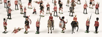 Lot 207 - Lead Soldiers. A large collection of Britain's lead soldiers