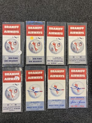 Lot 42 - Civil Aviation Timetables. A collection of American timetables...