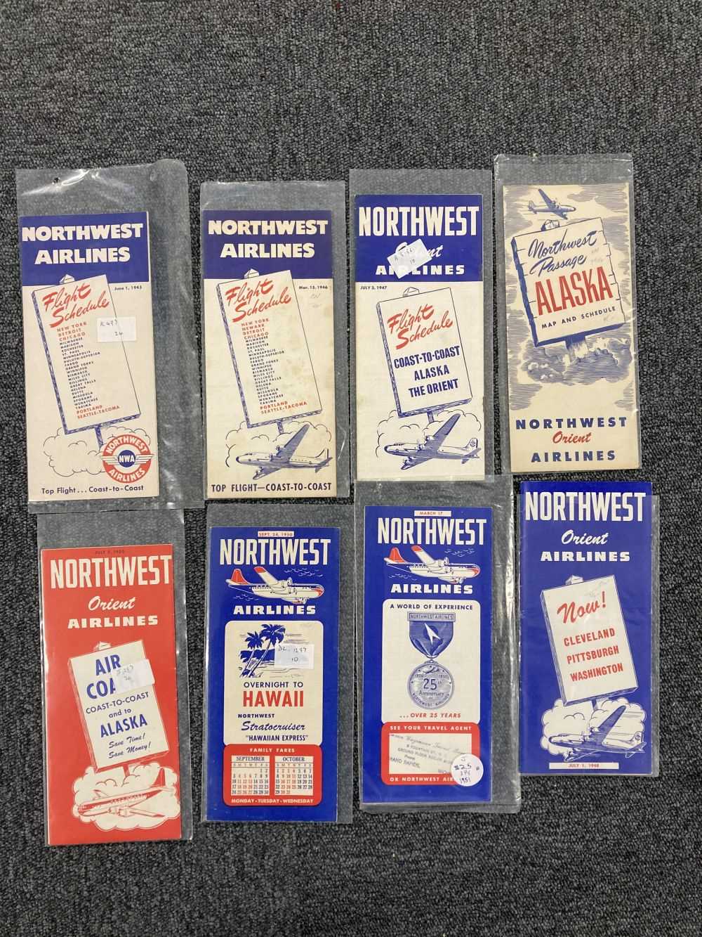 Lot 46 - Civil Aviation Timetables. A collection of Lot 46 - Civil Aviation Timetables. A collection of