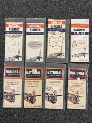 Lot 48 - Civil Aviation Timetables. A collection of American timetables...
