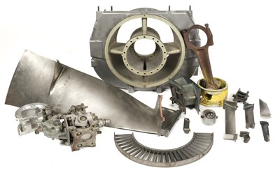Lot 137 - Aircraft and Engine Components. A mixed collection