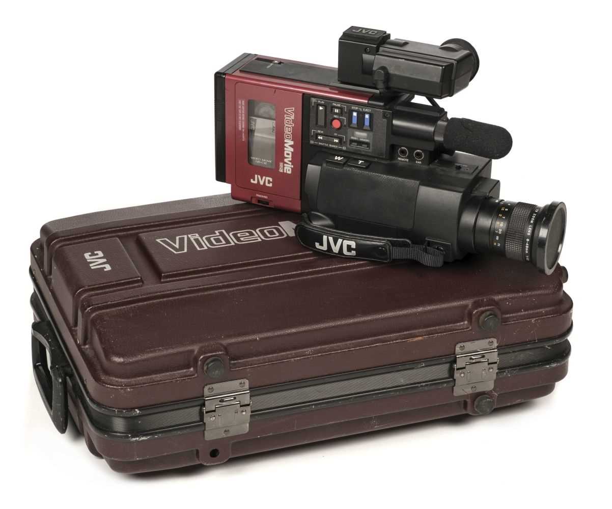 Lot 591 - JVC VideoMovie GR-C1E "Back to the Future" VHS-C video camera kit (1984)