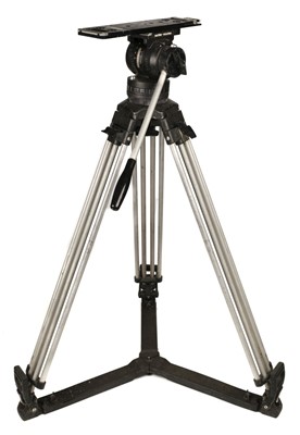 Lot 598 - Sachtler Professional Video Tripod with Panorama 7+7 Heavy Duty Fluid Head