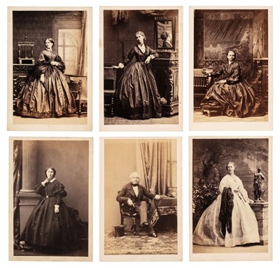 Lot 577 - Silvy (Camille, 1834-1910). A group of 12 carte-de-visite portraits, c. 1860s