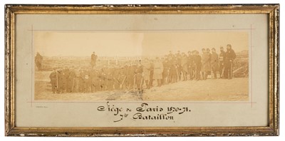 Lot 519 - Franco-Prussian War. Siege de Paris 1870-71. 7ème Bataillon
