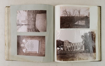 Lot 504 - Country House album. A private photograph album, c. 1865