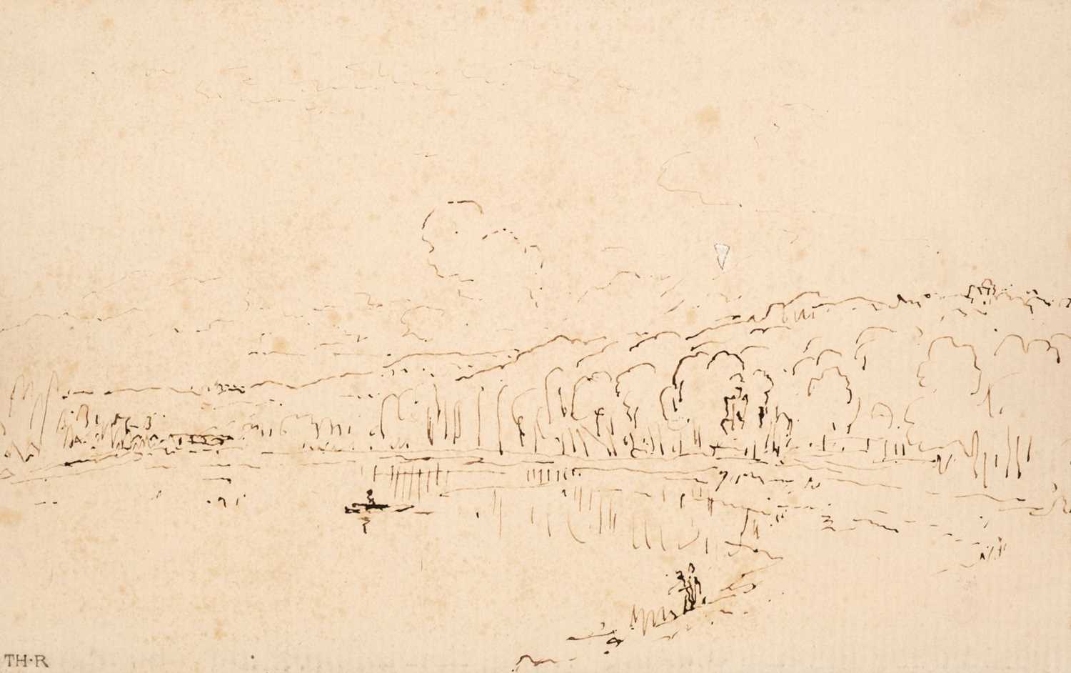 Lot 173 - Rousseau (Theodore, 1812-1867). Landscape sketch