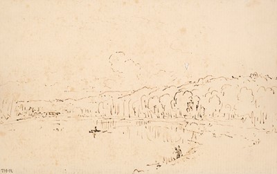 Lot 173 - Rousseau (Theodore, 1812-1867). Landscape sketch