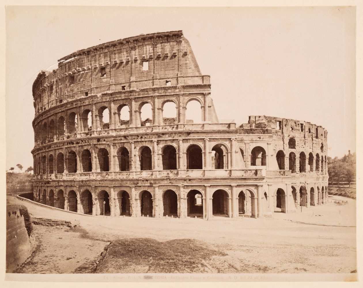 Lot 534 - Italy. A large collection of over 100 photographs of Italian views, c. 1870/1880