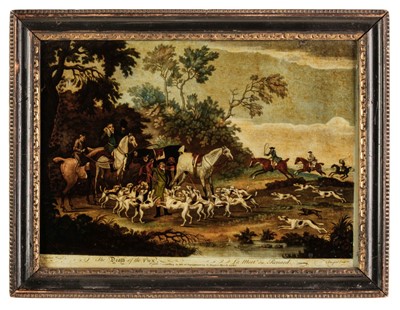 Lot 155 - Burford (Thomas). The Death of the Fox, T. Burford, March 21, 1766