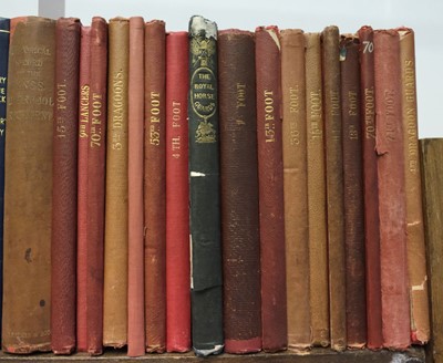 Lot 431 - Historical Records of The British Army. 18 volumes, mixed editions, circa 1840s-80s
