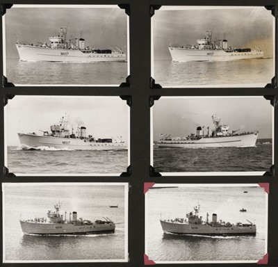 Lot 351 - Wright & Logan. A collection of approximately 440 black and white photographs of Mine warfare forces