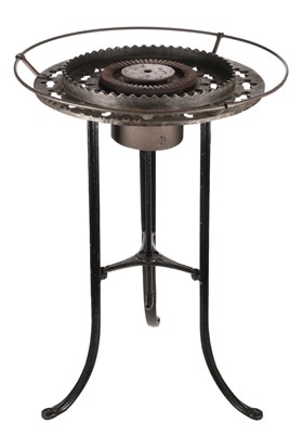 Lot 327 - Finishing stove. A floor-standing finishing stove by Hill & Company, late 19th century