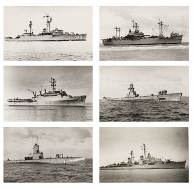 Lot 352 - Wright & Logan. A collection of approximately 2400 black and white photographs of foreign warships