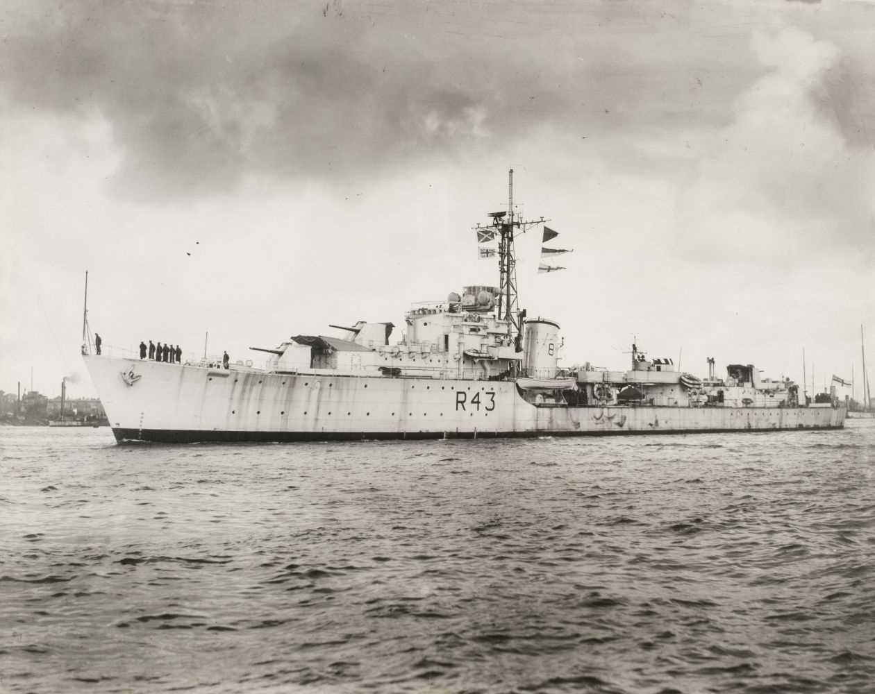 Lot 357 - Wright & Logan. A collection of approx. 270 mostly black & white photographs of British warships