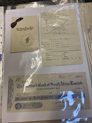 Lot 369 - Boer War. Archive relating to Captain William Dick-Cunyngham