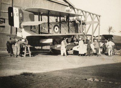 Lot 103 - RAF Aboukir. Series of 12 photographs taken on 19th July 1926 at Aboukir