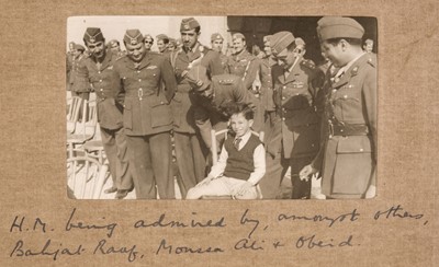 Lot 533 - Iraq. Seven personal photograph albums from Wing Commander C.W.M. (Larry) Ling, DFC AFC, c. 1940-42