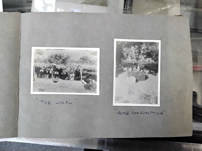 Lot 533 - Iraq. Seven personal photograph albums from Wing Commander C.W.M. (Larry) Ling, DFC AFC, c. 1940-42