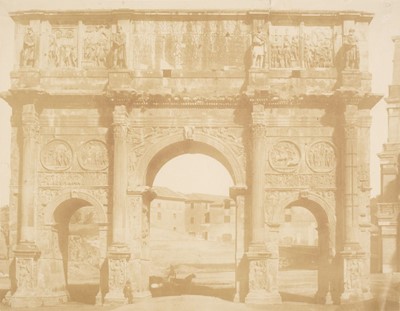 Lot 491 - Caneva (Giacomo, 1813-1865). The Arch of Constantine, c. 1850