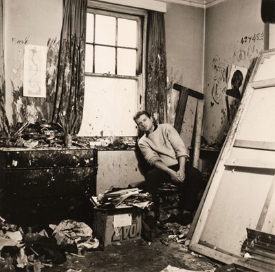 Lot 479 - Beaton (Cecil, 1904-1980). Francis Bacon in his studio, 1960